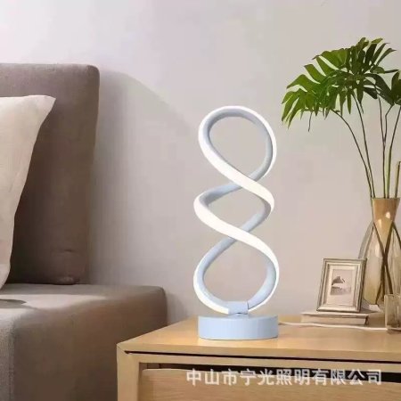 سهارة ديكور 30سم لف حلقات اضاءة 3 الوان ابيض QM15/1